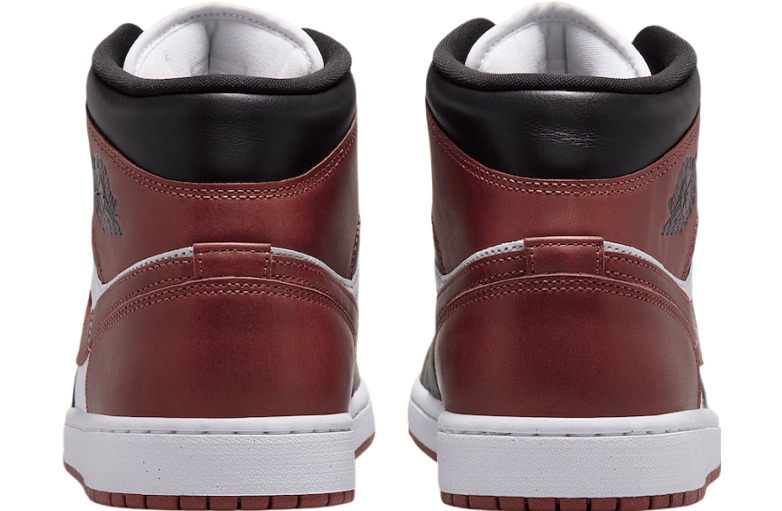 Air Jordan 1 Mid White / Dark Pony - Image 5
