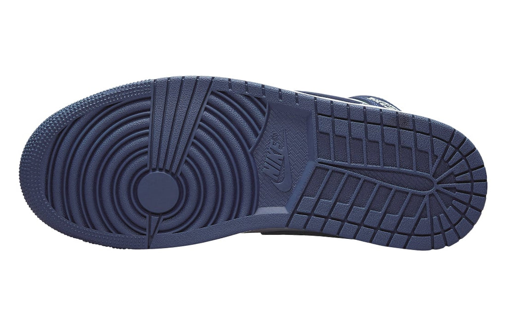 Air Jordan 1 Mid White Green Navy - Image 6