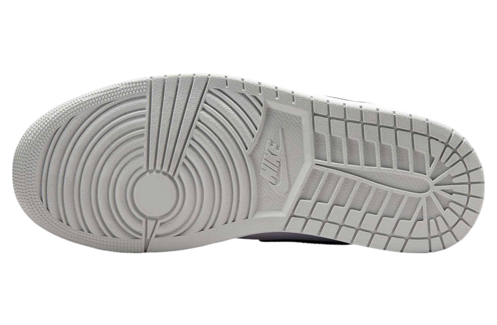 Air Jordan 1 Mid White / Light Smoke Grey - Image 5