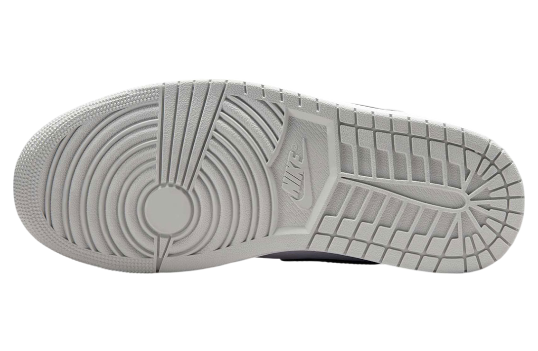 Air Jordan 1 Mid White / Light Smoke Grey - Image 5
