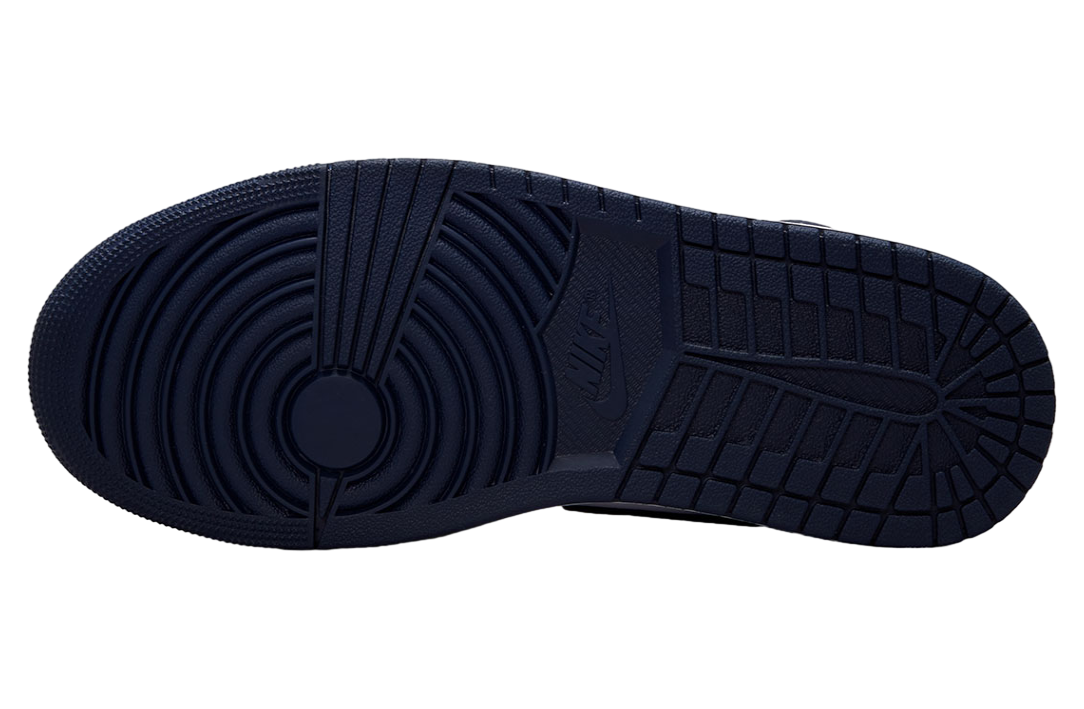Air Jordan 1 Mid White / Obsidian - Image 3