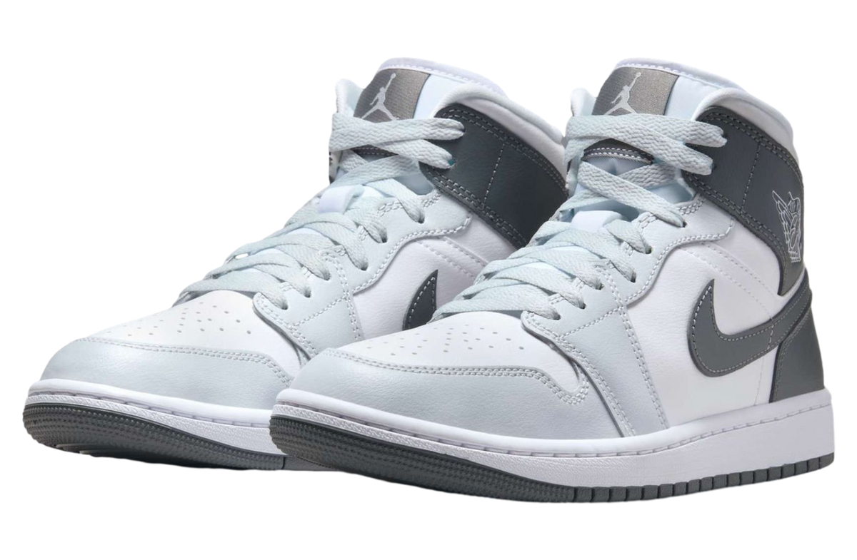 Air Jordan 1 Mid White / Pure Platinum - Image 3