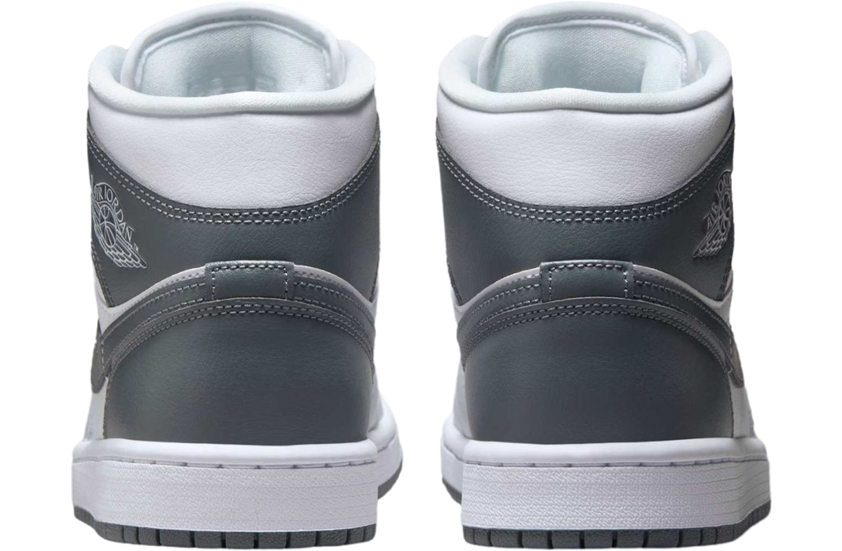 Air Jordan 1 Mid White / Pure Platinum - Image 6