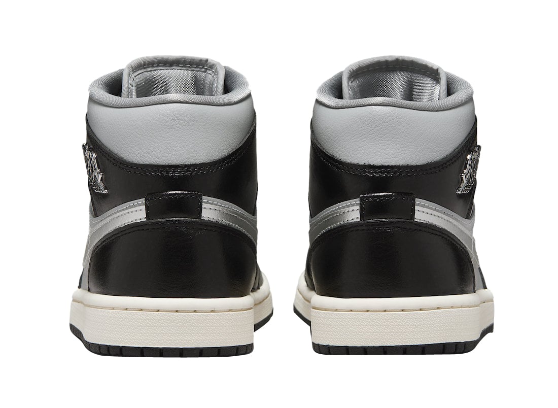 Air Jordan 1 Mid WMNS Black Chrome - Image 5