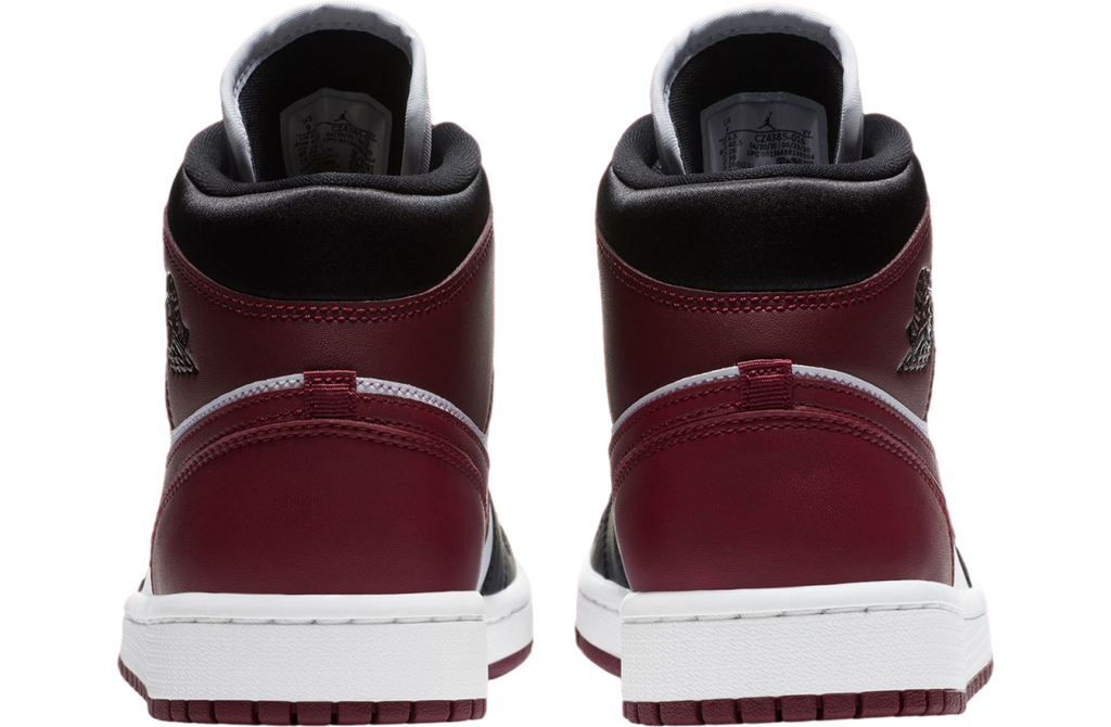 Air Jordan 1 Mid WMNS Black / Dark Beetroot - Image 4