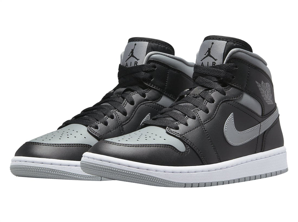Air Jordan 1 Mid WMNS Black Grey - Image 2