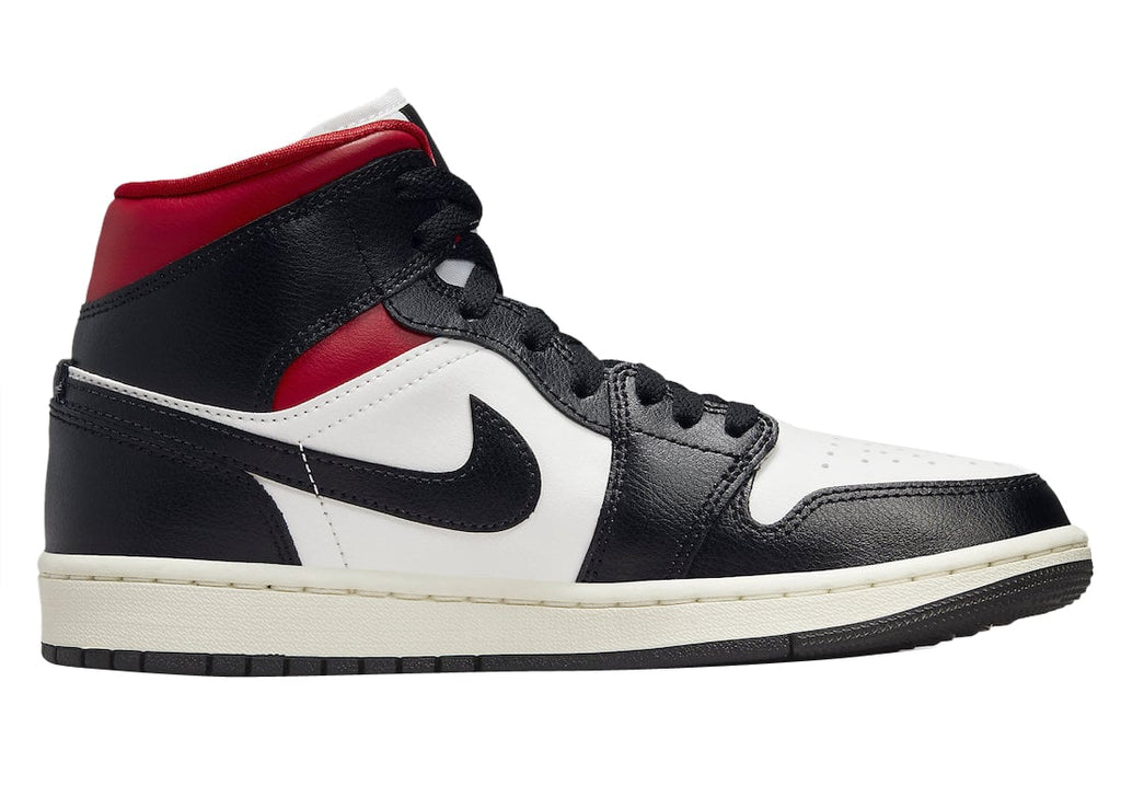 Air Jordan 1 Mid WMNS Black Gym Red - Image 3
