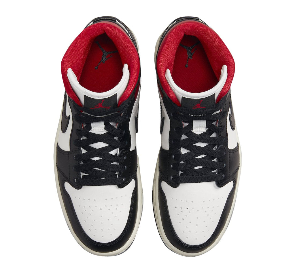 Air Jordan 1 Mid WMNS Black Gym Red - Image 4