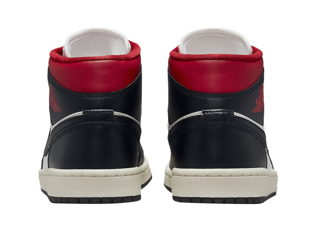 Air Jordan 1 Mid WMNS Black Gym Red - Image 5