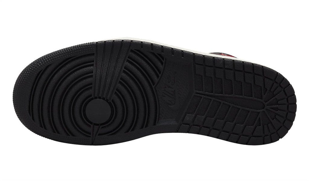 Air Jordan 1 Mid WMNS Black Gym Red - Image 6