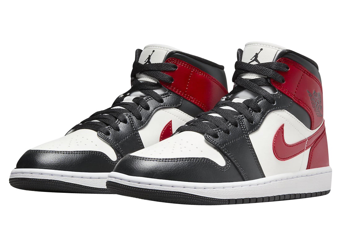 Air Jordan 1 Mid WMNS Black Toe - Image 2