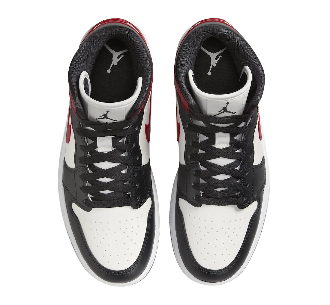 Air Jordan 1 Mid WMNS Black Toe - Image 4