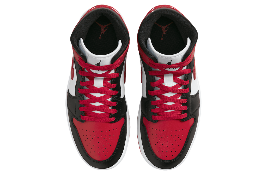 Air Jordan 1 Mid WMNS Bred Toe - Image 4