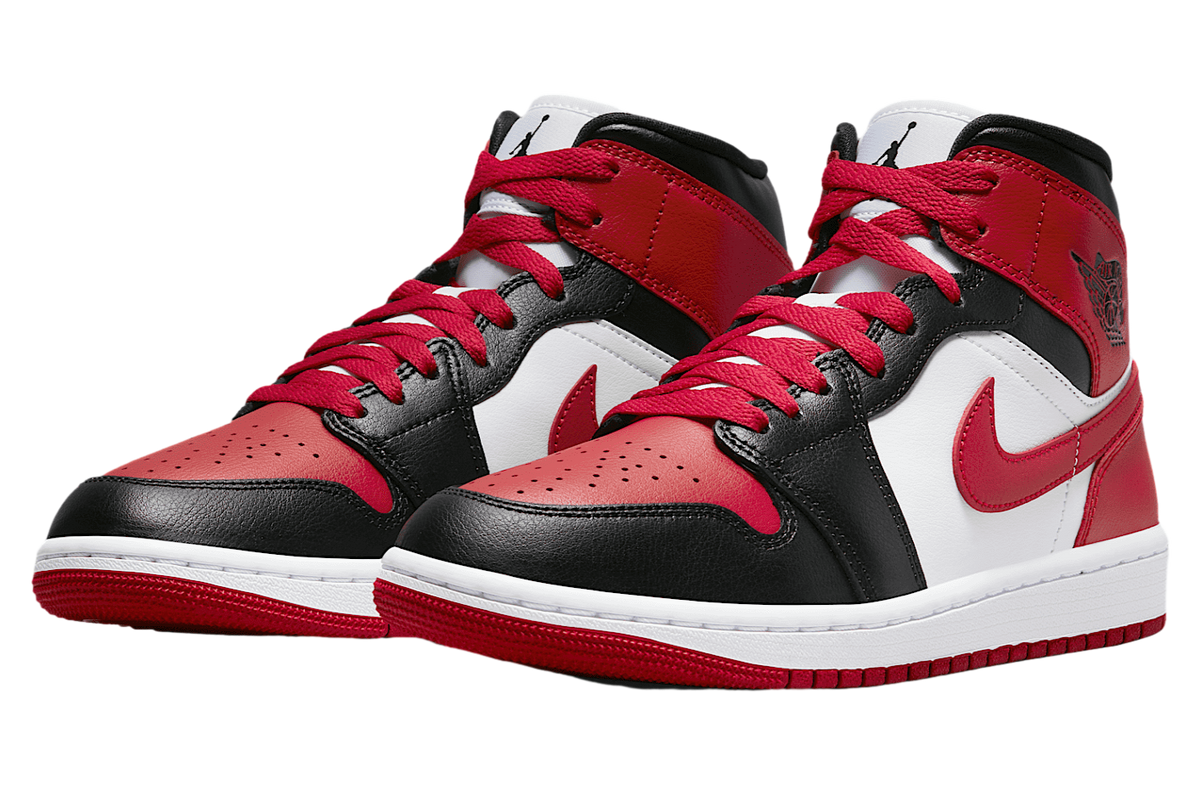 Air Jordan 1 Mid WMNS Bred Toe - Image 5