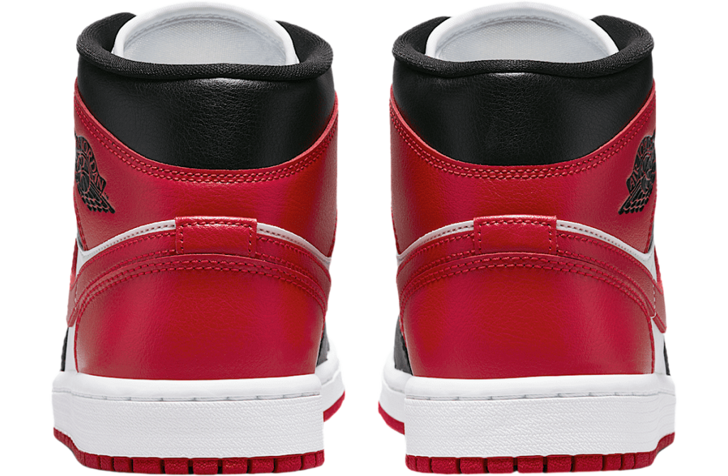 Air Jordan 1 Mid WMNS Bred Toe - Image 6