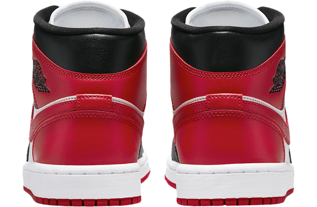 Air Jordan 1 Mid WMNS Bred Toe - Image 6