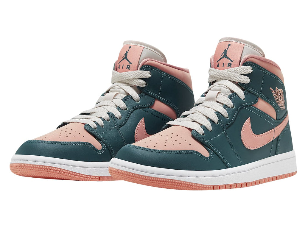Air Jordan 1 Mid WMNS Dark Teal Green - Image 2