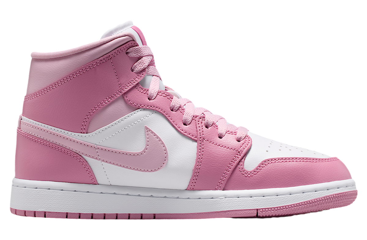 Air Jordan 1 Mid WMNS Elemental Pink / Iced Carmine - Image 3