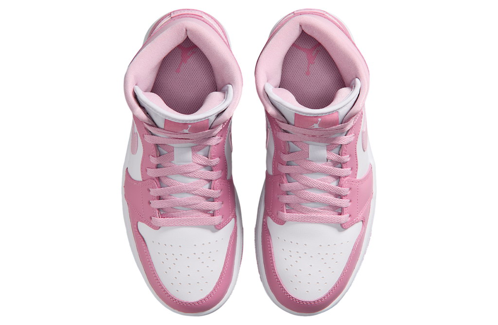 Air Jordan 1 Mid WMNS Elemental Pink / Iced Carmine - Image 4