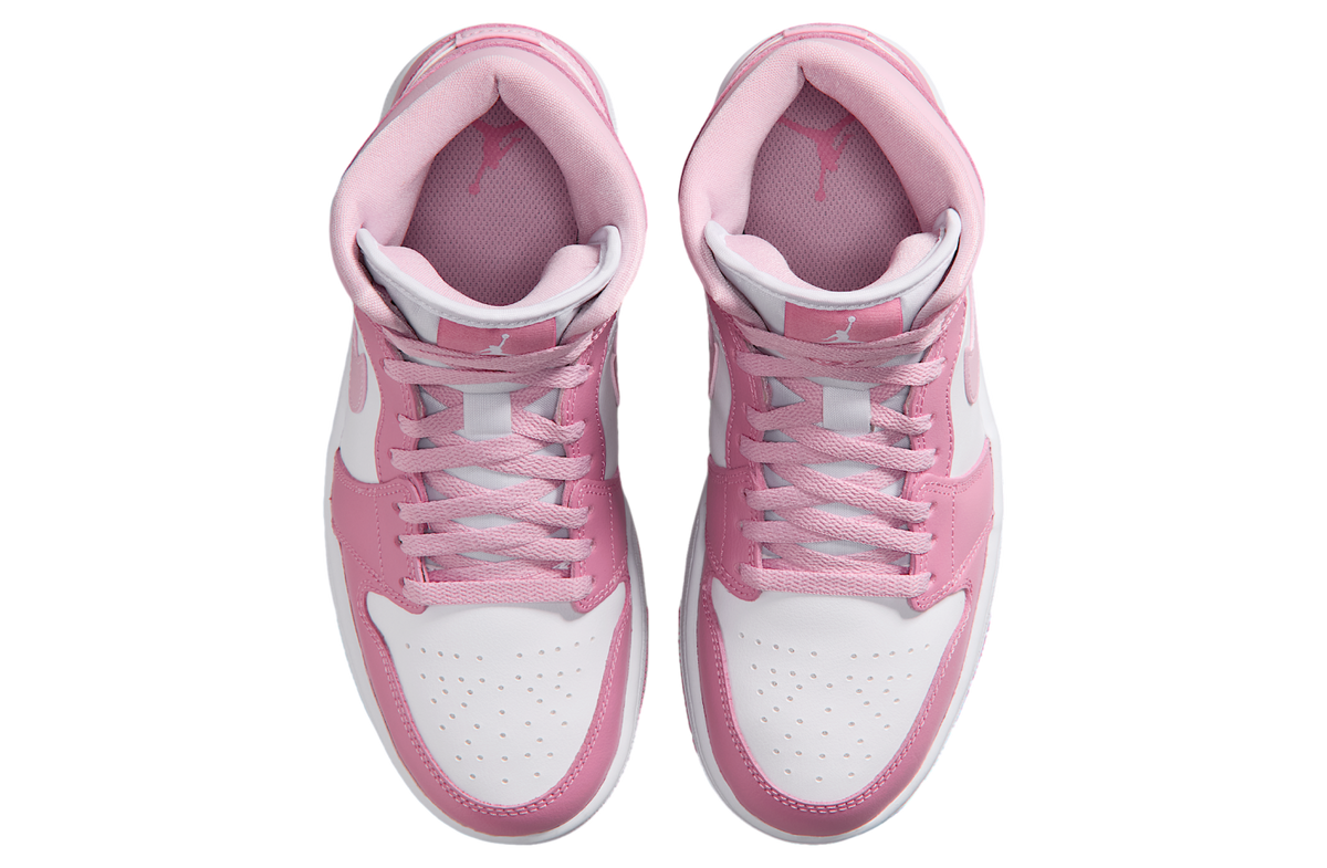 Air Jordan 1 Mid WMNS Elemental Pink / Iced Carmine - Image 4