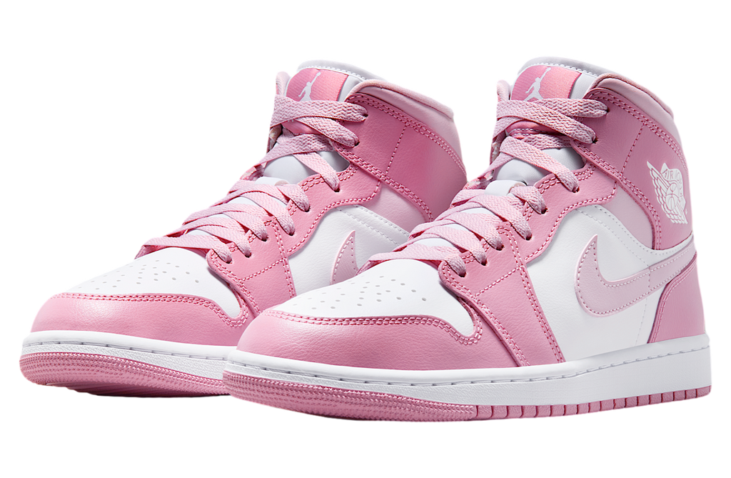 Air Jordan 1 Mid WMNS Elemental Pink / Iced Carmine - Image 5