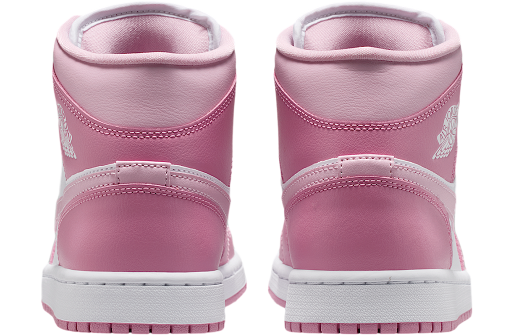 Air Jordan 1 Mid WMNS Elemental Pink / Iced Carmine - Image 6