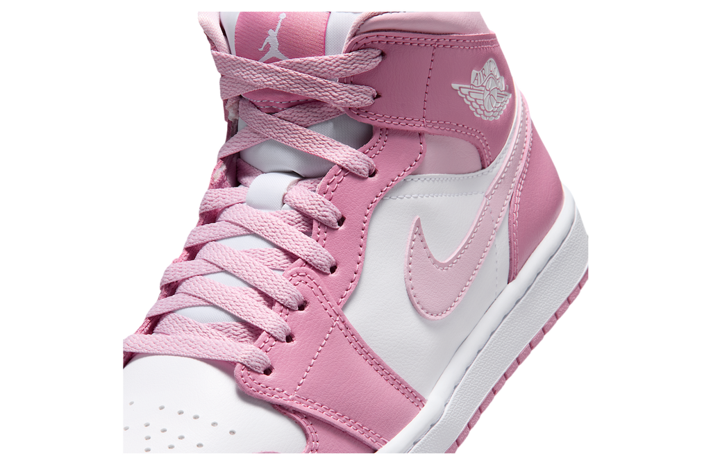 Air Jordan 1 Mid WMNS Elemental Pink / Iced Carmine - Image 7