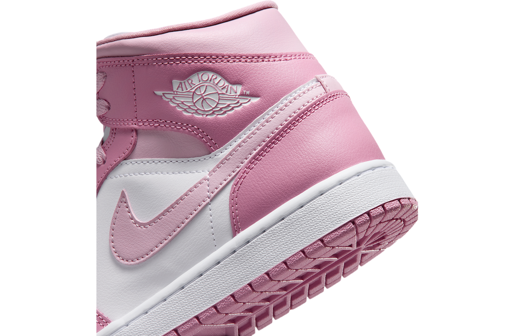 Air Jordan 1 Mid WMNS Elemental Pink / Iced Carmine - Image 8
