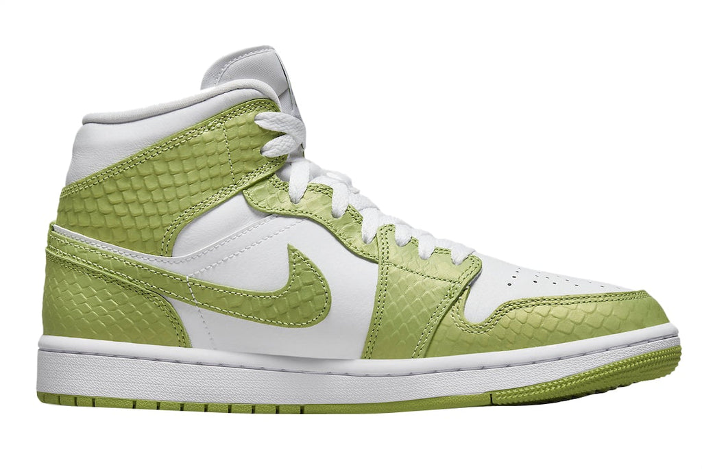 Air Jordan 1 Mid WMNS Green Python - Image 3