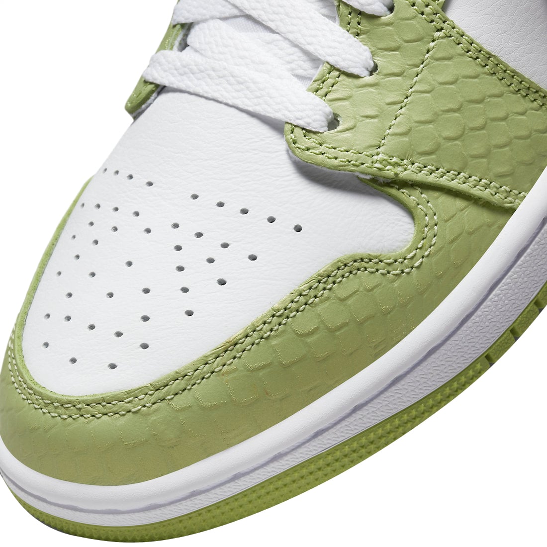 Air Jordan 1 Mid WMNS Green Python - Image 7