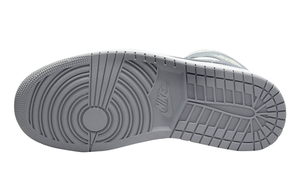 Air Jordan 1 Mid WMNS Grey Sail - Image 6