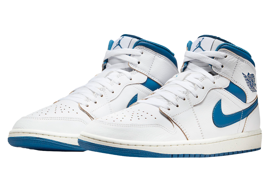 Air Jordan 1 Mid WMNS Industrial Blue - Image 2
