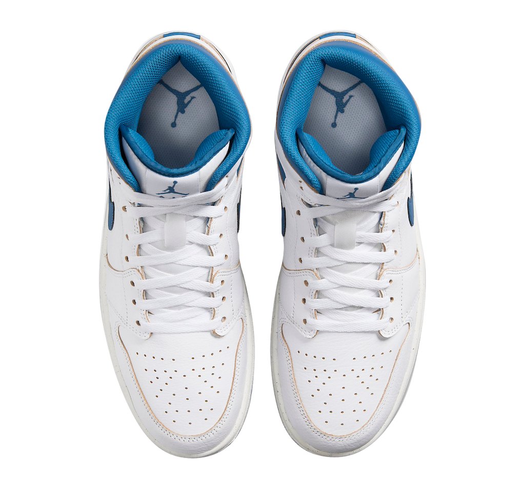 Air Jordan 1 Mid WMNS Industrial Blue - Image 4