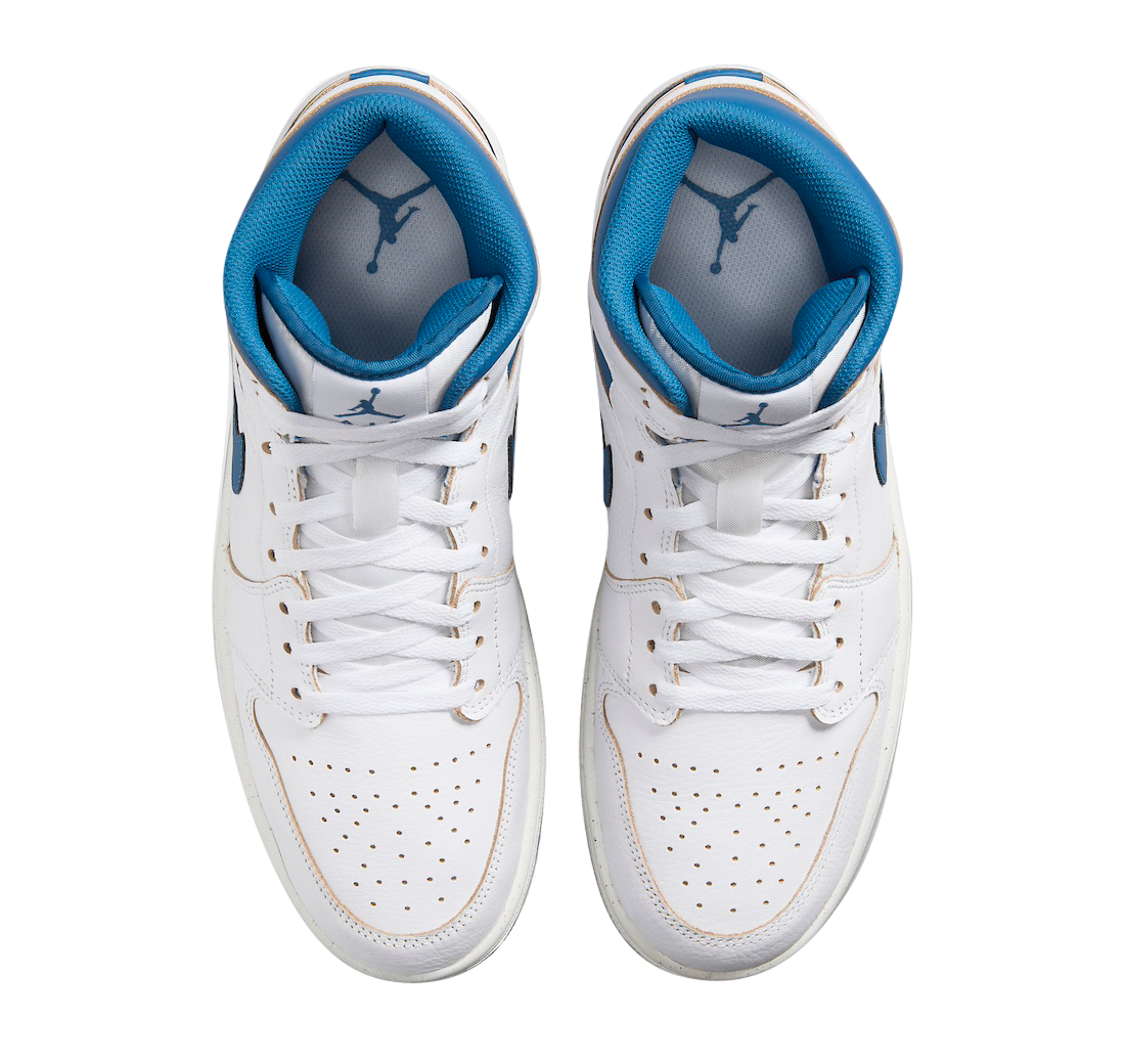 Air Jordan 1 Mid WMNS Industrial Blue - Image 4