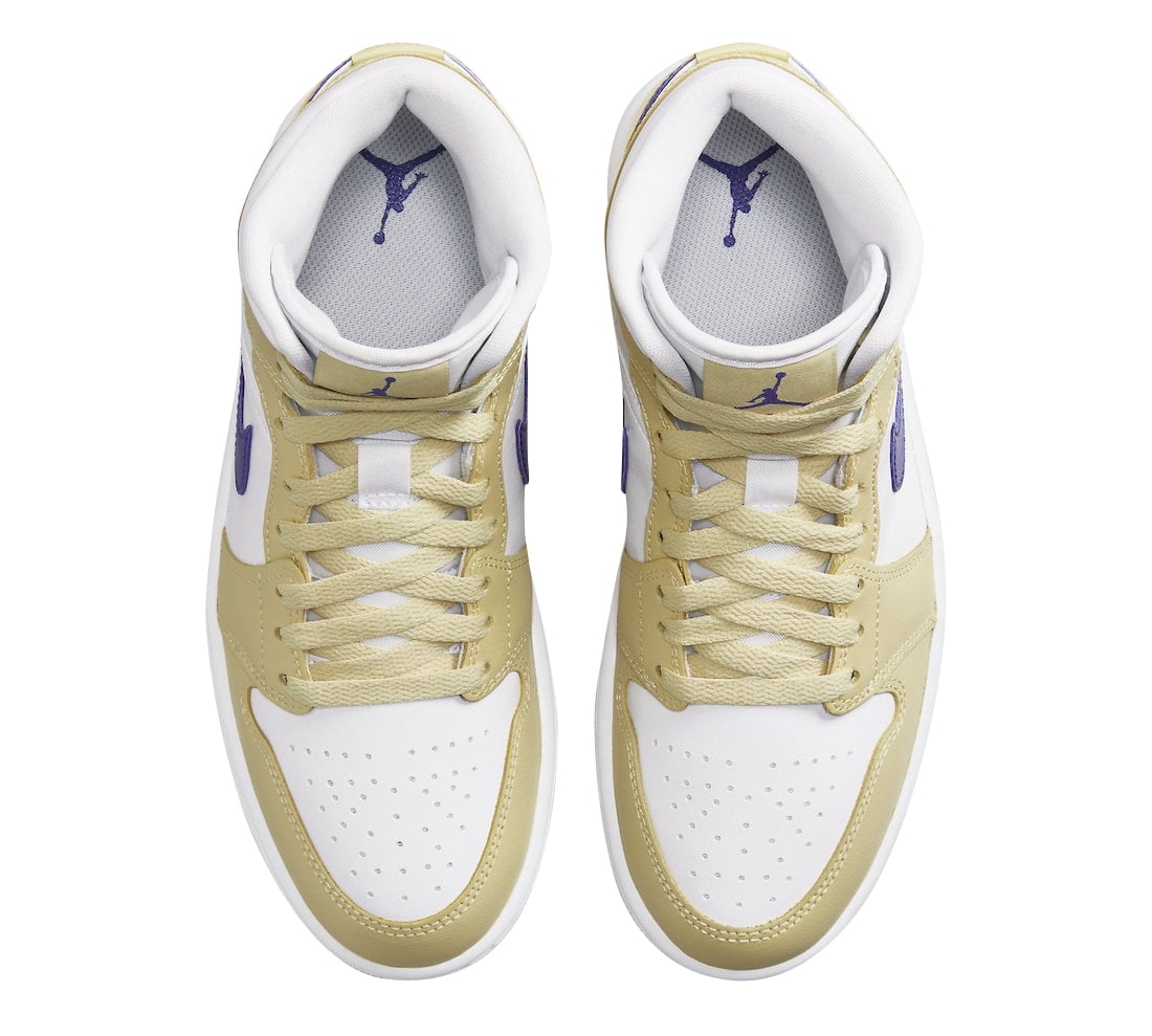 Air Jordan 1 Mid WMNS Lemon Wash - Image 4