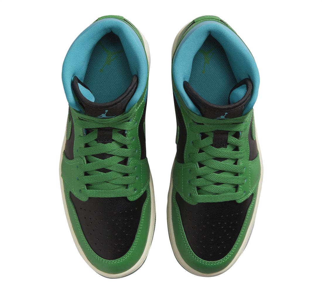 Air Jordan 1 Mid WMNS Lucky Green - Image 4
