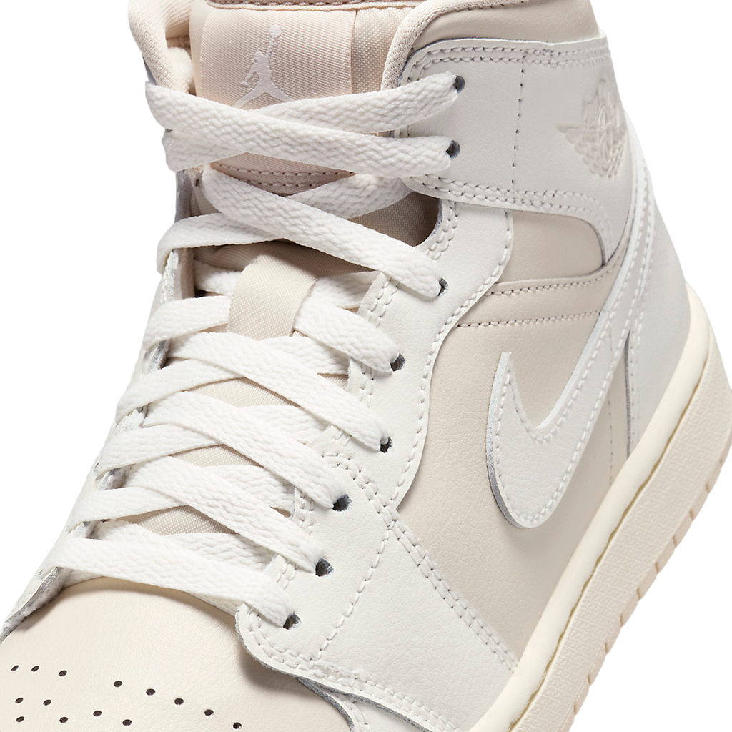 Air Jordan 1 Mid WMNS Muslin / Sail - Image 7