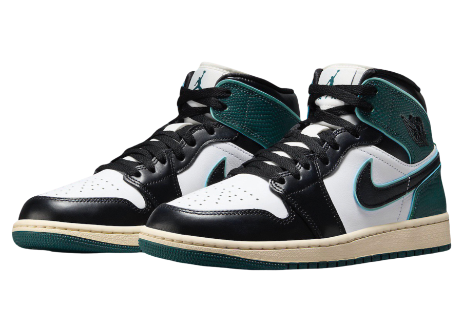 Air Jordan 1 Mid WMNS Oxidized Green - Image 2