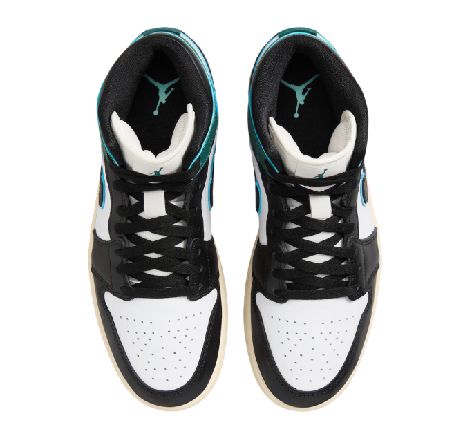Air Jordan 1 Mid WMNS Oxidized Green - Image 4