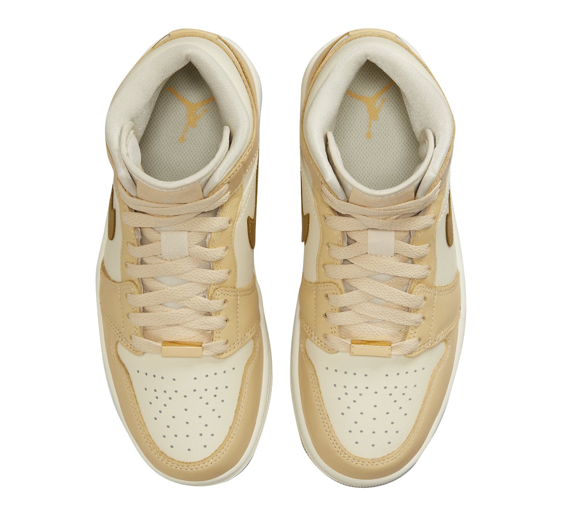 Air Jordan 1 Mid WMNS Pale Vanilla - Image 4