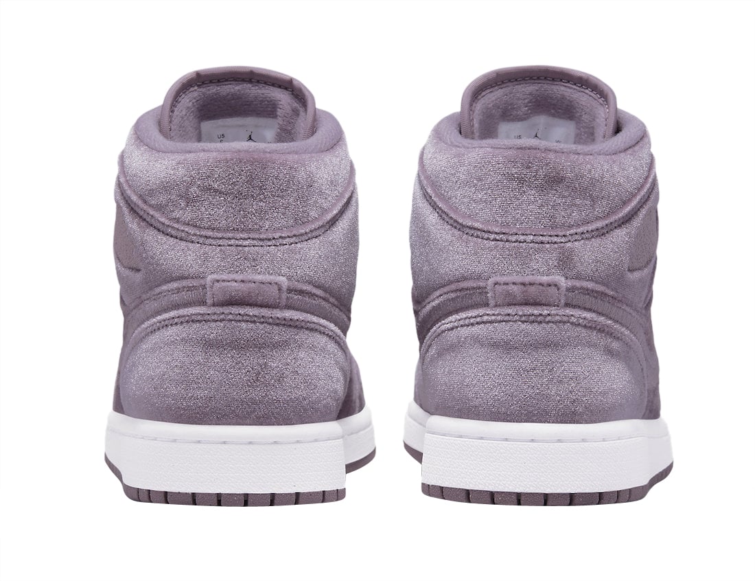 Air Jordan 1 Mid WMNS Purple Velvet - Image 5