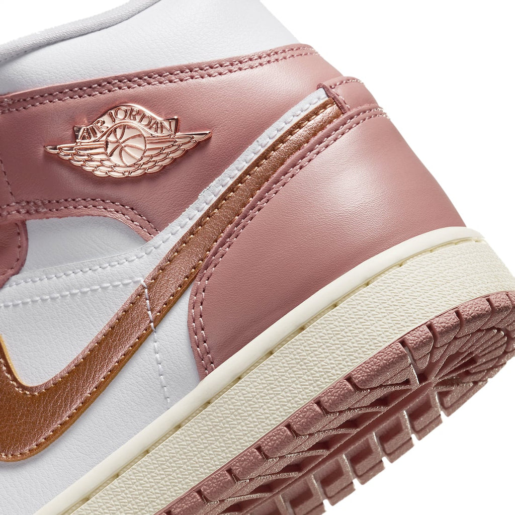 Air Jordan 1 Mid WMNS Red Stardust - Image 8
