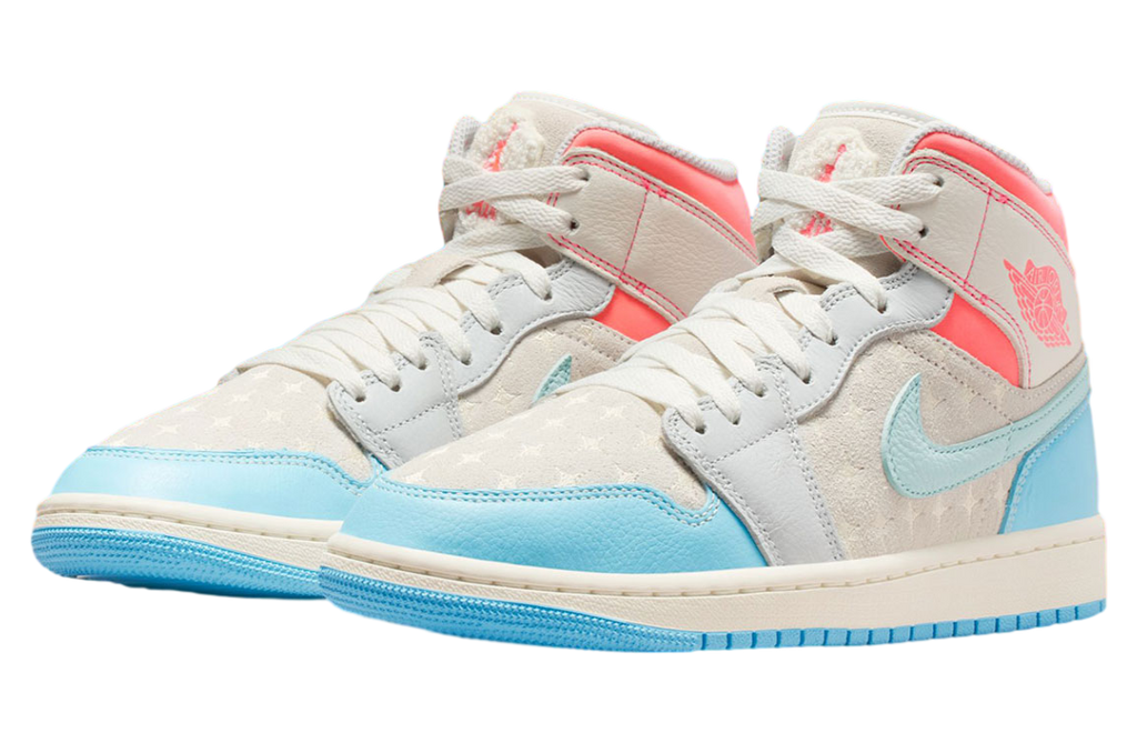 Air Jordan 1 Mid WMNS Sail / Hot Lava - Image 2
