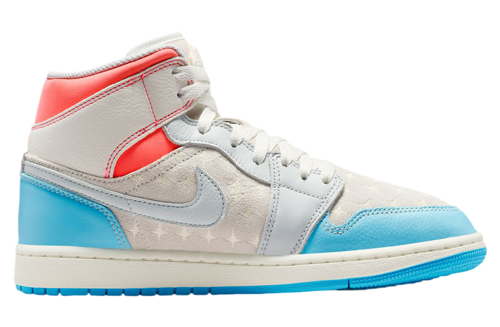 Air Jordan 1 Mid WMNS Sail / Hot Lava - Image 3