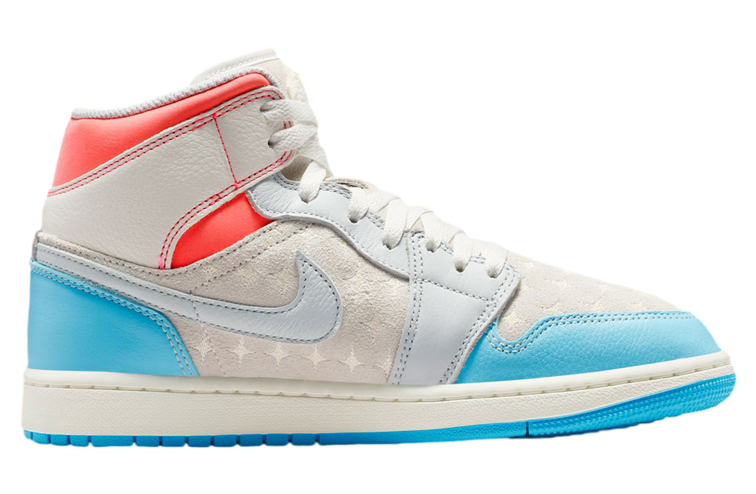 Air Jordan 1 Mid WMNS Sail / Hot Lava - Image 3