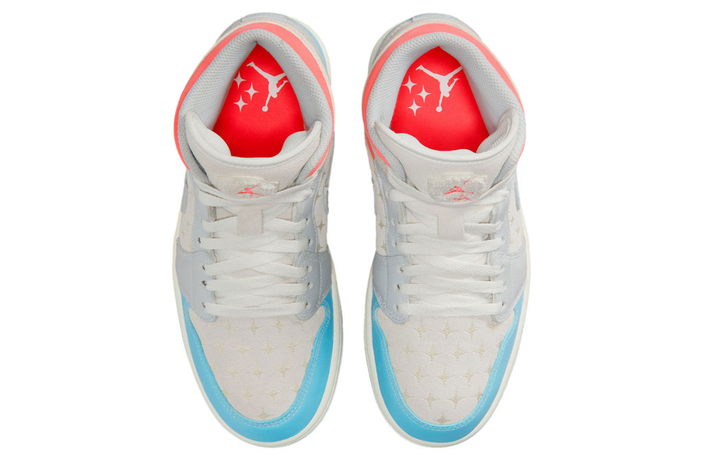 Air Jordan 1 Mid WMNS Sail / Hot Lava - Image 4