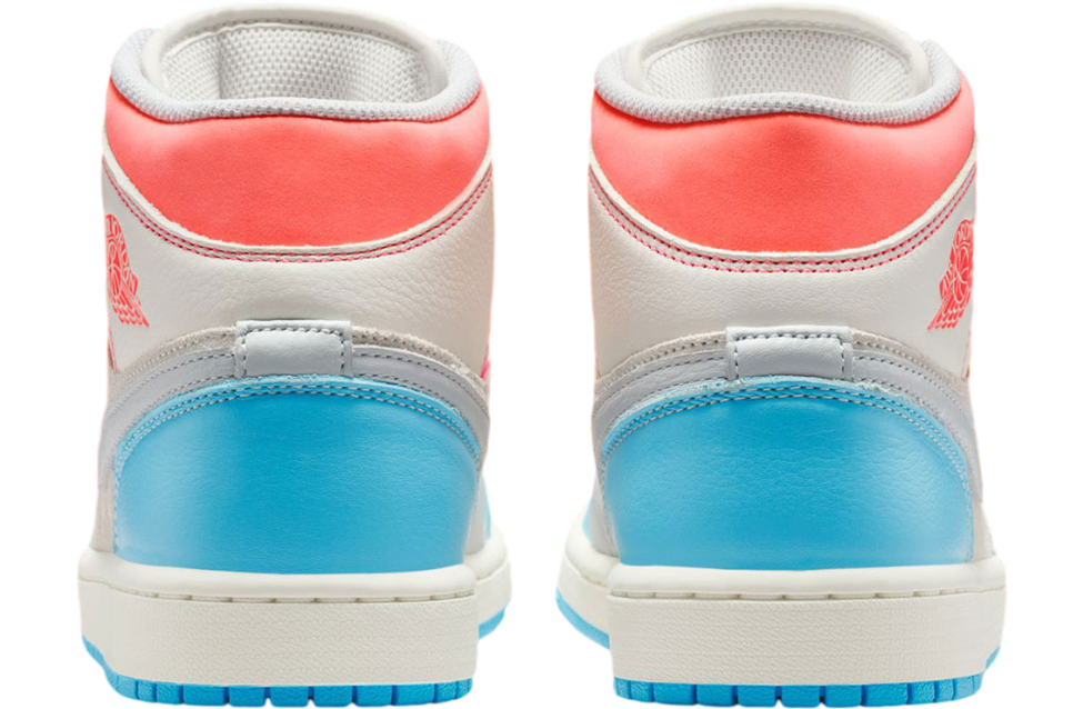 Air Jordan 1 Mid WMNS Sail / Hot Lava - Image 5