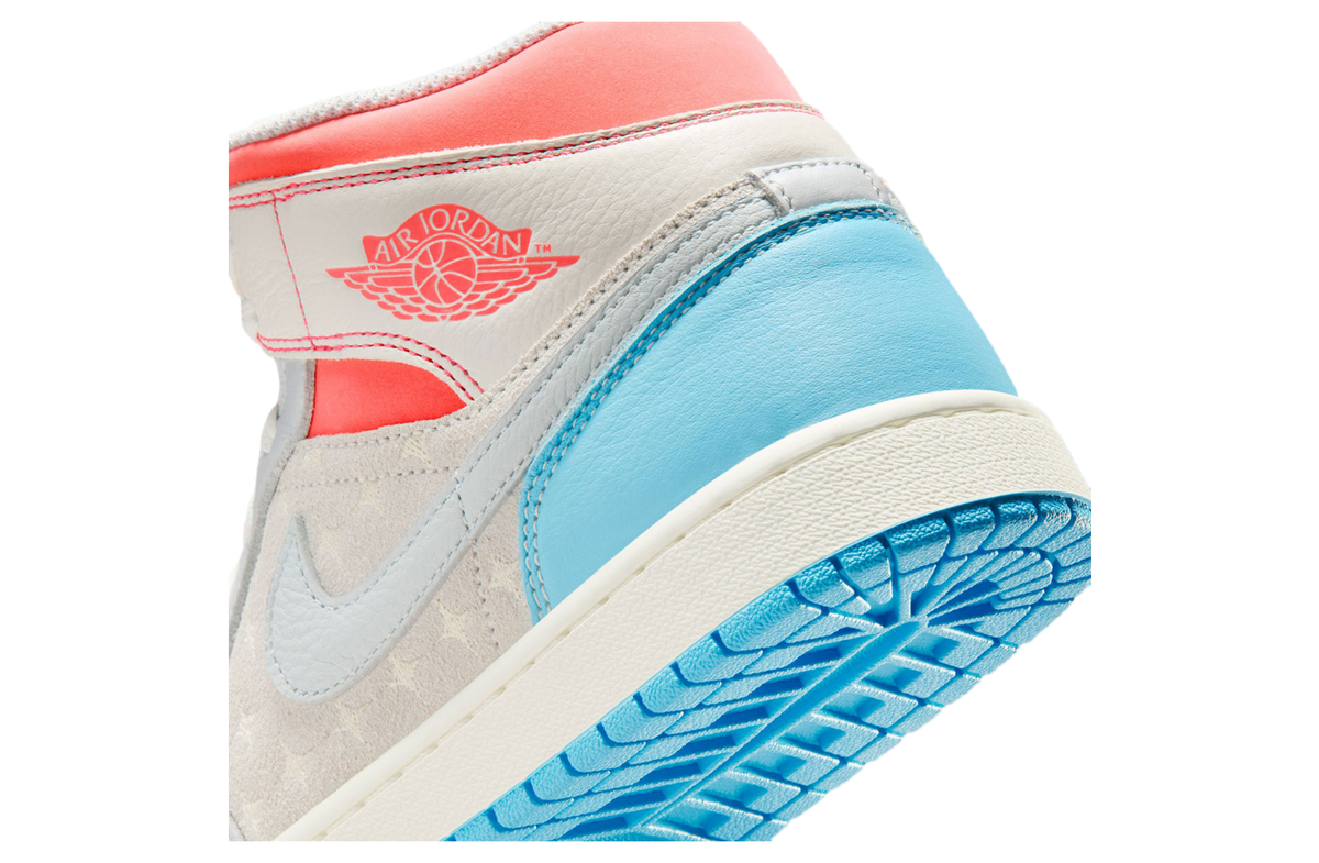 Air Jordan 1 Mid WMNS Sail / Hot Lava - Image 9