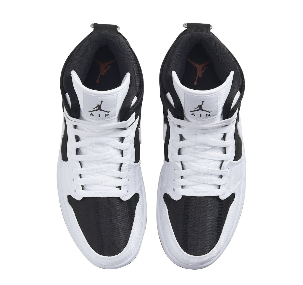 Air Jordan 1 Mid WMNS SE Utility Black White - Image 4