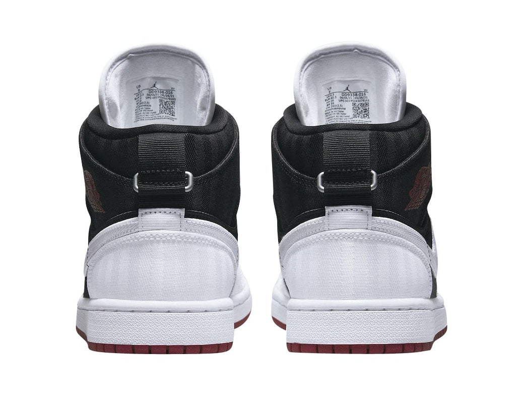 Air Jordan 1 Mid WMNS SE Utility Black White - Image 5
